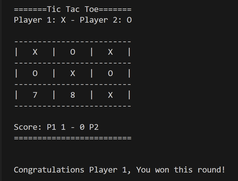 Tic Tac Toe