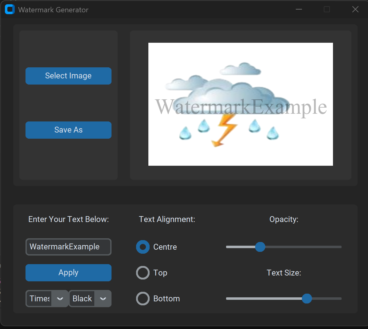 Watermark Generator